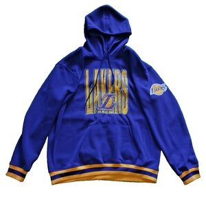 Brand New L.A. Lakers Purple & Yellow Sweatshirt Hoodie NBA NWT(XXL)